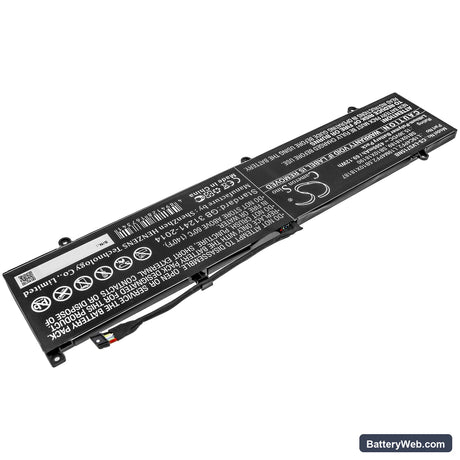 Lenovo Yoga Slim 7 15 Replacement Battery, 15.36V, 4500mAh, Li-Polymer 2