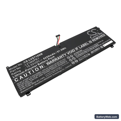 Lenovo Legion S7 16IAH7 82TF008SRK Replacement Battery, 15.52V, 6250mAh, Li-Polymer 1