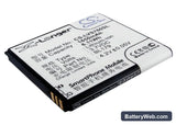 Lenovo A288t Replacement Battery, 3.7V, 1650mAh, Li-ion 2