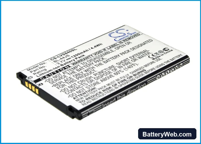 Sprint LS840 Replacement Battery, 3.7V, 1200mAh, Li-ion 1