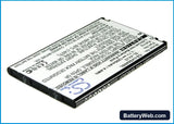 Sprint LS840 Replacement Battery, 3.7V, 1200mAh, Li-ion 3