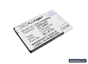 LG G Pro 2 Replacement Battery, 3.8V, 3200mAh, Li-ion 1