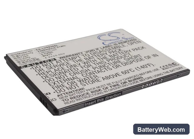 Lenovo S930 Replacement Battery, 3.7V, 2300mAh, Li-ion 1