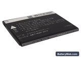 Lenovo S930 Replacement Battery, 3.7V, 2300mAh, Li-ion 4