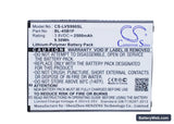 LG V10 Replacement Battery, 3.8V, 2500mAh, Li-Polymer 5