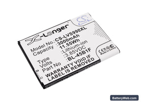 LG V10 Replacement Battery, 3.85V, 3000mAh, Li-ion 1