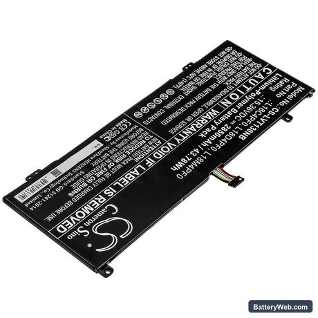 Lenovo Thinkbook Plus-20TG006XAU Replacement Battery, 15.36V, 2850mAh, Li-Polymer 2