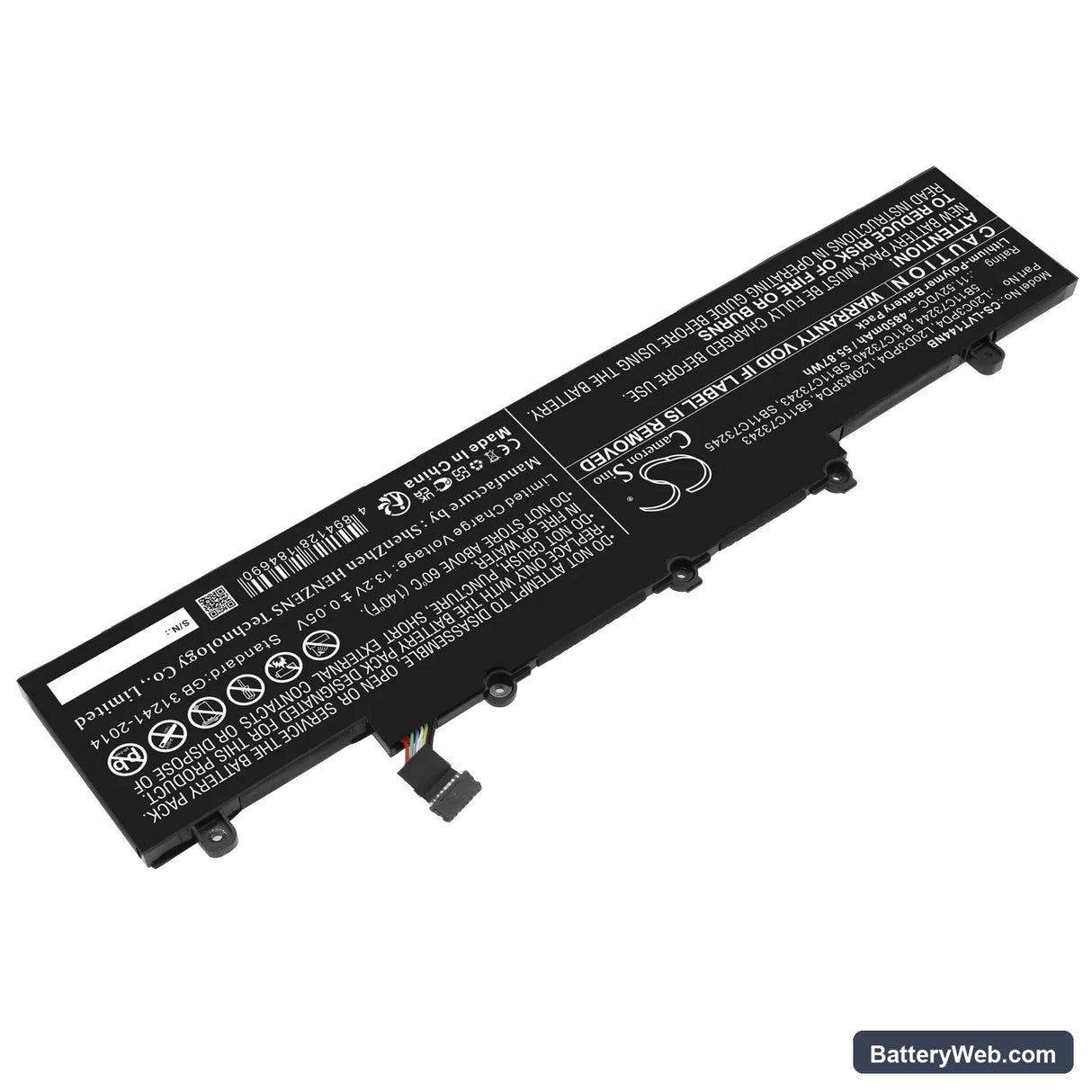 Lenovo ThinkPad E14 Gen 4(AMD)21EB0037GQ Replacement Battery, 11.52V, 4850mAh, Li-Polymer 2