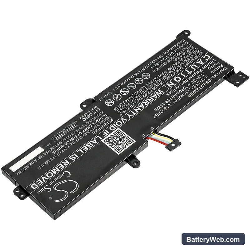 Lenovo Ideapad 320 Replacement Battery, 7.5V, 3900mAh, Li-Polymer 2