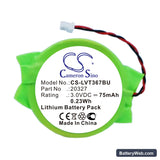 Lenovo ThinkPad Tablet 2 3679-10.1 Replacement Battery, 3V, 75mAh, Lithium 3