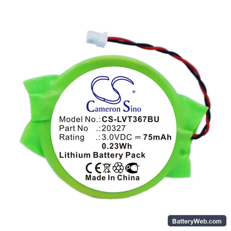 Lenovo ThinkPad Tablet 2 3679-10.1 Replacement Battery, 3V, 75mAh, Lithium 3