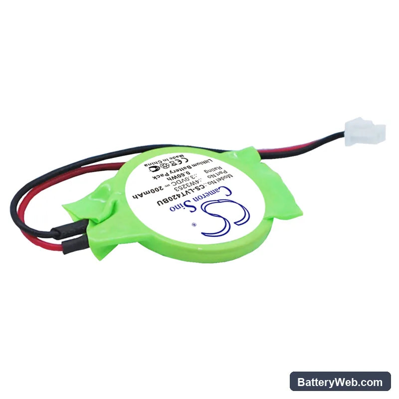 Lenovo Thinkpad T400 Replacement Battery, 3V, 200mAh, Lithium 2