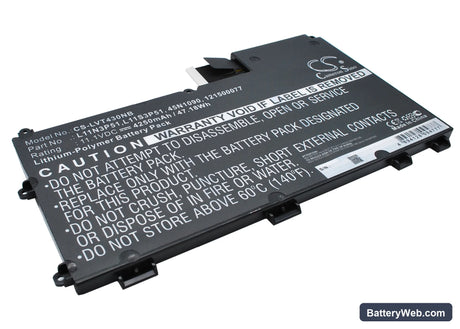 Lenovo Thinkpad T430u Replacement Battery, 11.1V, 4250mAh, Li-Polymer 3