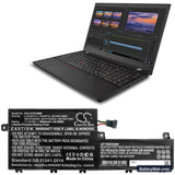 Lenovo ThinkPad T15p Replacement Battery, 11.52V, 5650mAh, Li-Polymer 5