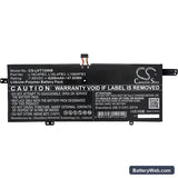 Lenovo IdeaPad 720s Replacement Battery, 7.68V, 6200mAh, Li-Polymer 3