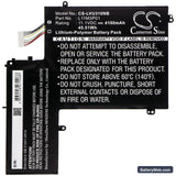 Lenovo IdeaPad U310 Replacement Battery, 11.1V, 4100mAh, Li-Polymer 3