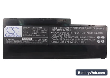 Lenovo IdeaPad U350 Replacement Battery, 14.8V, 3000mAh, Li-Polymer 5