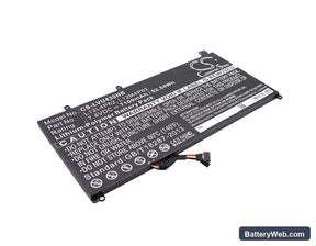 Lenovo IdeaPad U430 Replacement Battery, 7.4V, 7100mAh, Li-Polymer 1