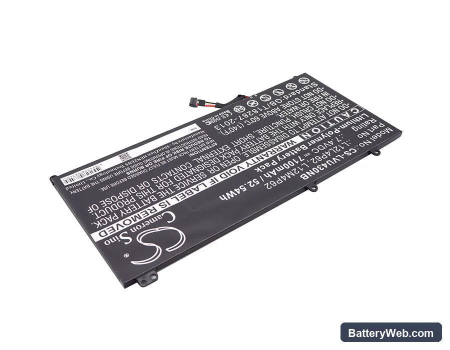 Lenovo IdeaPad U430 Replacement Battery, 7.4V, 7100mAh, Li-Polymer 2
