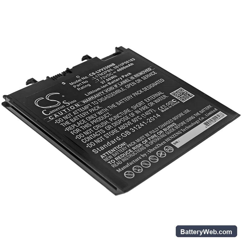 Lenovo V330-14 Replacement Battery, 7.72V, 4800mAh, Li-ion 1