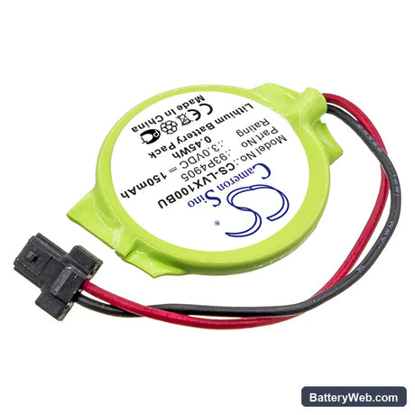 Lenovo Thinkpad X100E Replacement Battery, 3V, 150mAh, Lithium 2