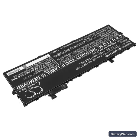Lenovo ThinkPad X1 Carbon 2017 Replacement Battery, 11.58V, 4800mAh, Li-Polymer 2