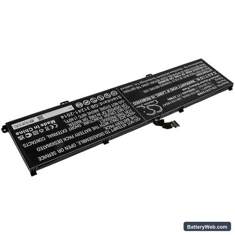 Lenovo ThinkPad X1 Extreme Gen 3 Replacement Battery, 15.36V, 5050mAh, Li-Polymer 2