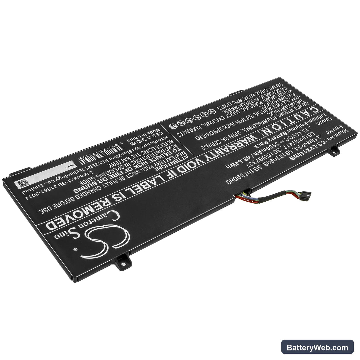 Lenovo Xiaoxin Air 14 2019 Replacement Battery, 15.44V, 3150mAh, Li-Polymer 2