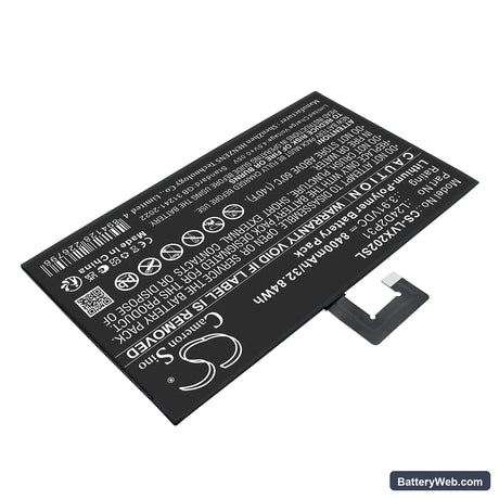 Lenovo XiaoXin Pad Pro 2024 Replacement Battery, 3.91V, 8400mAh, Li-Polymer 2