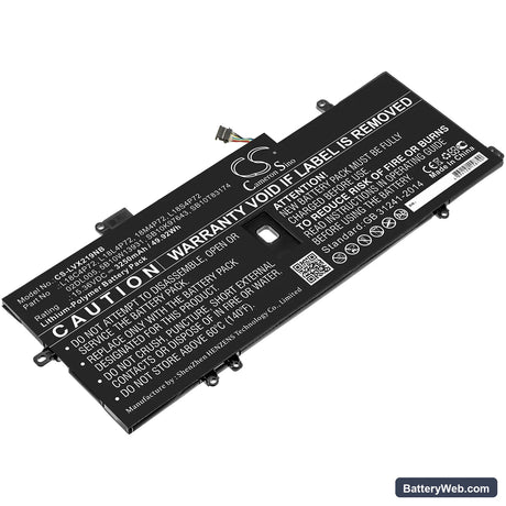 Lenovo ThinkPad X1 Carbon 2019 Replacement Battery, 15.36V, 3250mAh, Li-Polymer 1