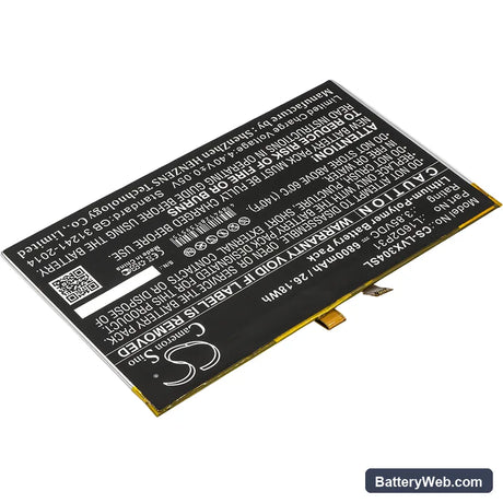 Lenovo Tab 4 10 Replacement Battery, 3.85V, 6800mAh, Li-Polymer 2
