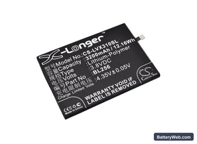 Lenovo Vibe X3 Lite Replacement Battery, 3.8V, 3200mAh, Li-Polymer 1