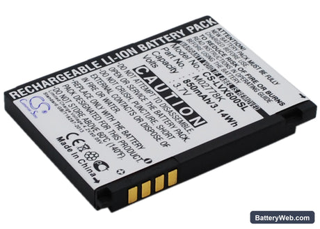 Sprint Lotus LX600 Replacement Battery, 3.7V, 850mAh, Li-ion 2
