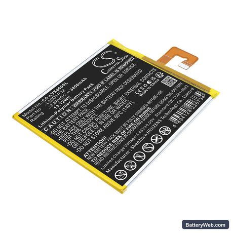 Lenovo TB-X6C6F Replacement Battery, 3.86V, 3400mAh, Li-Polymer 1