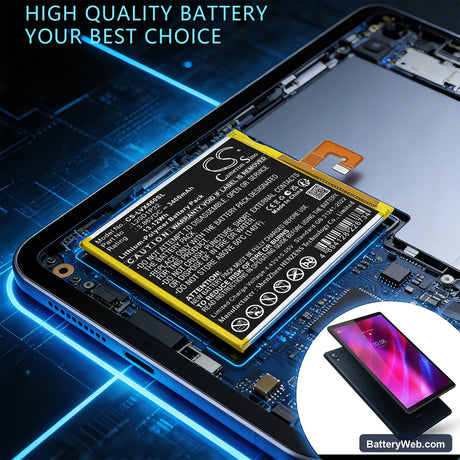 Lenovo TB-X6C6F Replacement Battery, 3.86V, 3400mAh, Li-Polymer 5