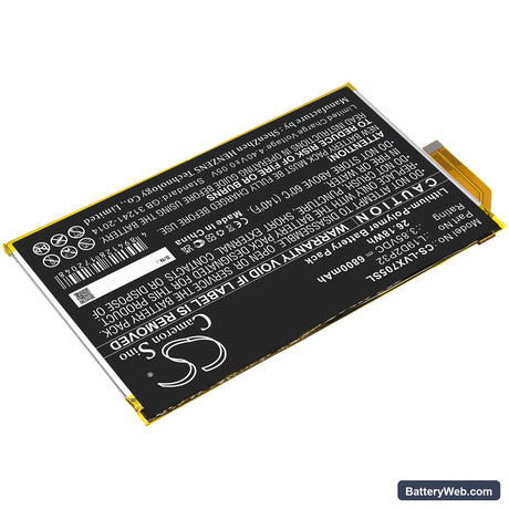 Lenovo Yoga Smart Tab Replacement Battery, 3.85V, 6800mAh, Li-Polymer 2