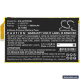 Lenovo Yoga Smart Tab Replacement Battery, 3.85V, 6800mAh, Li-Polymer 3