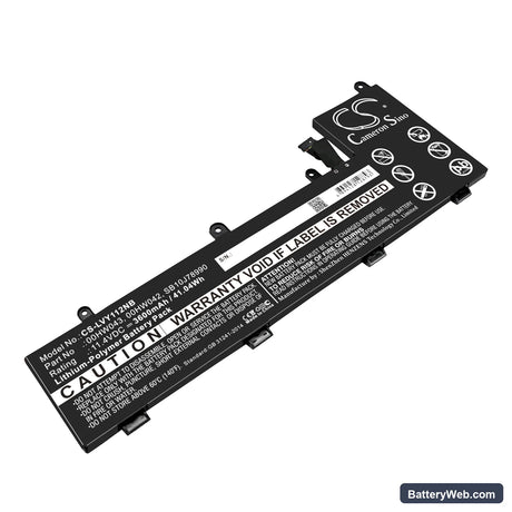 Lenovo ThinkPad Yoga 11e Chromebook Replacement Battery, 11.4V, 3600mAh, Li-Polymer 1