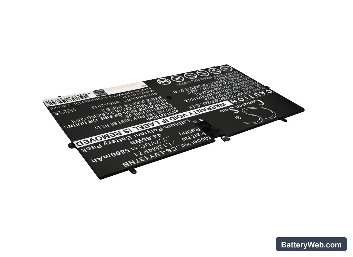 Lenovo Yoga 3 Pro Replacement Battery, 7.7V, 5800mAh, Li-Polymer 2