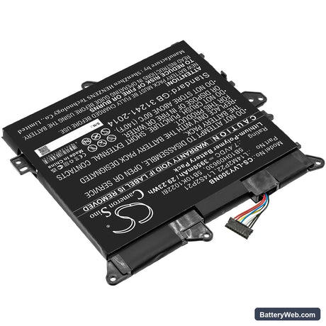 Lenovo Yoga 300-11IBR Replacement Battery, 7.4V, 3950mAh, Li-Polymer 2