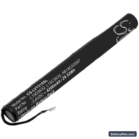 Lenovo Yoga Tab 3 10 Replacement Battery, 3.6V, 8200mAh, Li-ion 1