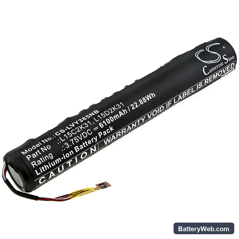 Lenovo Yoga Tablet 3 Replacement Battery, 3.75V, 6100mAh, Li-ion 1