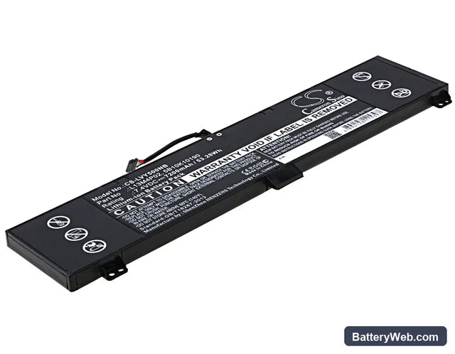 Lenovo Erazer Y50 Replacement Battery, 7.4V, 7200mAh, Li-ion 1