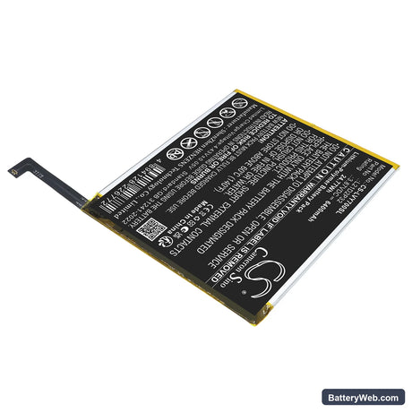 Lenovo Legion Y700 Replacement Battery, 3.87V, 6400mAh, Li-Polymer 2