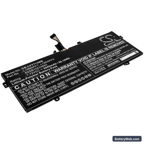 Lenovo Yoga Slim 7-13ITL05(82CU) Replacement Battery, 7.72V, 6500mAh, Li-Polymer 1