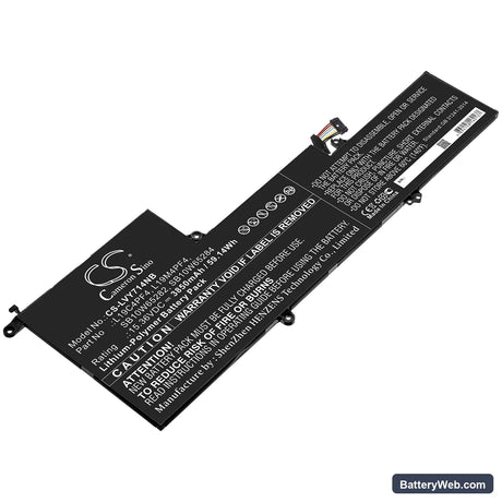 Lenovo Yoga 7 Slim 14ARE05 Replacement Battery, 15.36V, 3850mAh, Li-Polymer 1