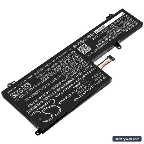 Lenovo Yoga 720-15Ikb Replacement Battery, 11.56V, 6150mAh, Li-Polymer 2