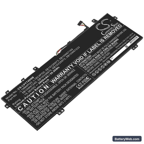 Lenovo Legion Y740S Replacement Battery, 15.36V, 3900mAh, Li-Polymer 1