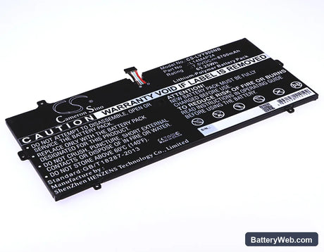 Lenovo Yoga 900 Replacement Battery, 7.5V, 8700mAh, Li-Polymer 1