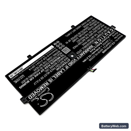 Lenovo YOGA 910 Replacement Battery, 7.68V, 8100mAh, Li-Polymer 2